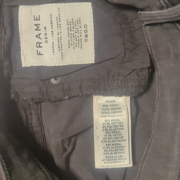 Frame denim grey distressed skinny jeans - Picture 8 of 10